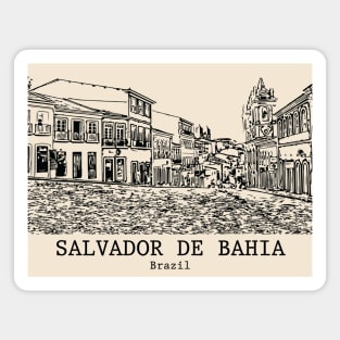 Salvador de Bahia - Brazil Magnet